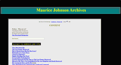 Desktop Screenshot of mauricejohnsonarchives.com
